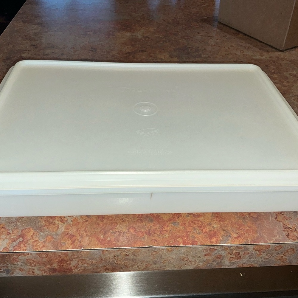 VINTAGE TUPPERWARE #1290 SHEER STORAGE CONTAINER